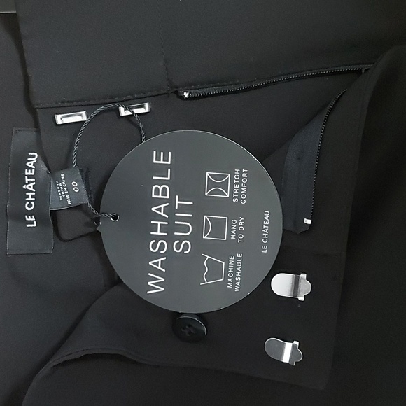 00 Washable Women's Black Suit Pants - Picture 2 of 5